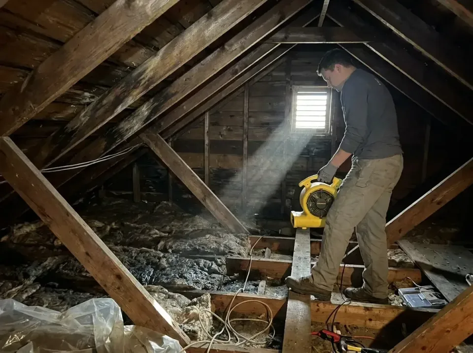 attic-water-damage-drying-proc-007 — frequently asked questions, Emergency Water Extraction & 24/7 Flood Response in Los Oso…